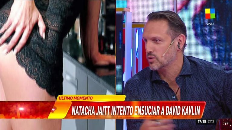 La respuesta de David Kavlin tras los fuertes tweets de Natacha Jaitt