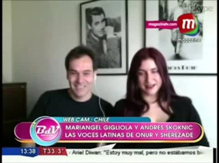 Ellos son "las voces" de Sherezade y Onur, la pareja furor de Las mil y una noches