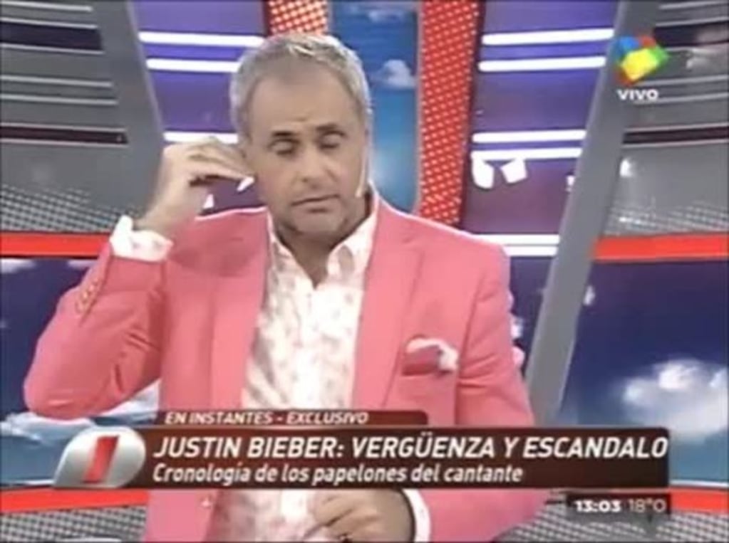 Jorge Rial: "Justin Bieber cayó en la peor de las m… que es la droga"