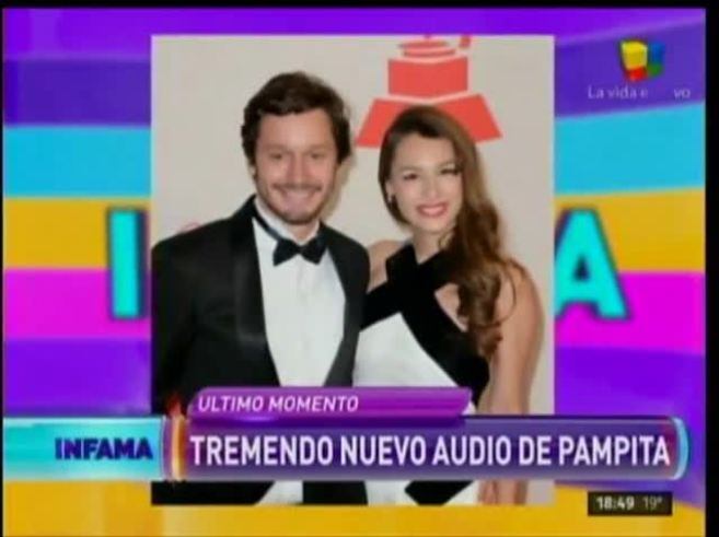 Infama difundió un nuevo audio de la pelea entre Pampita y Benjamín Vicuña 