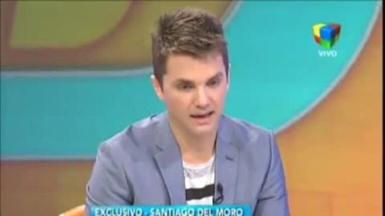 La particular frase que Santiago del Moro le dice todos los días a su hija de 4 años cuando se va a trabajar