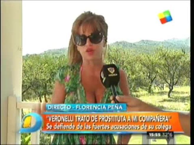 Flor Peña se cruzó con Franco Torchia en Intrusos: enojo, desmentida y polémica