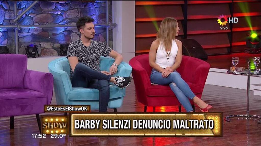 Barby Silenzi acusó a Francisco Delgado de maltratarla