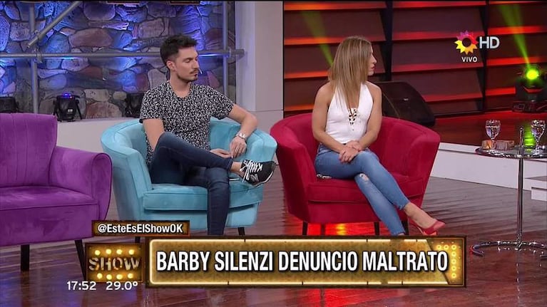 Barby Silenzi acusó a Francisco Delgado de maltratarla