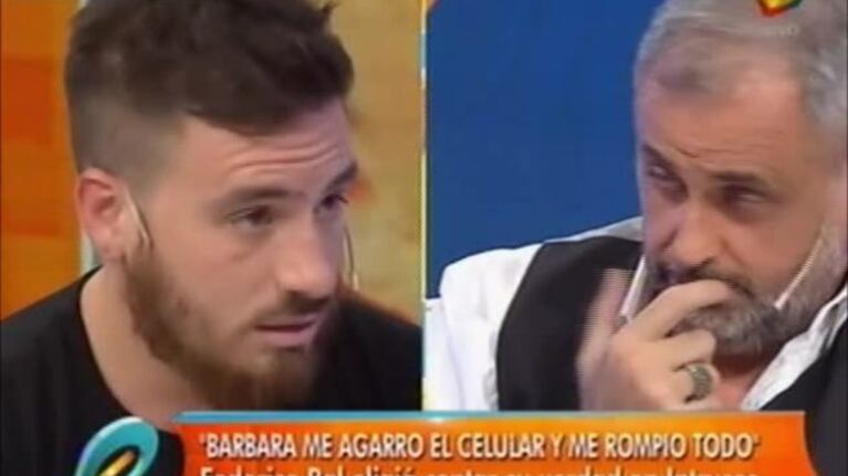 Federico Bal mostró cómo le hizo los moretones a Barbie Vélez