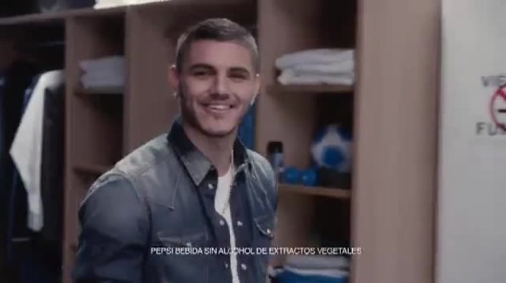 La publicidad de Pepsi con Wanda Nara y Mauro Icardi