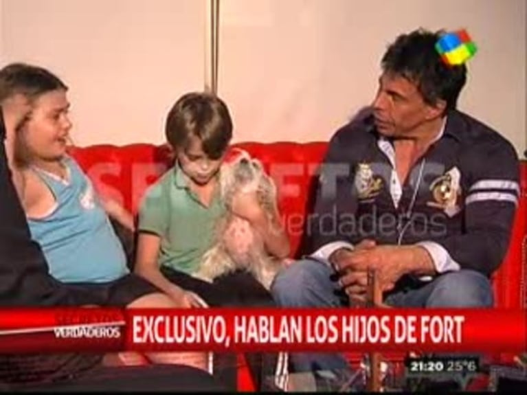 Los hijos de Ricardo Fort: "Para nosotros Gustavo es como nuestro segundo papá"
