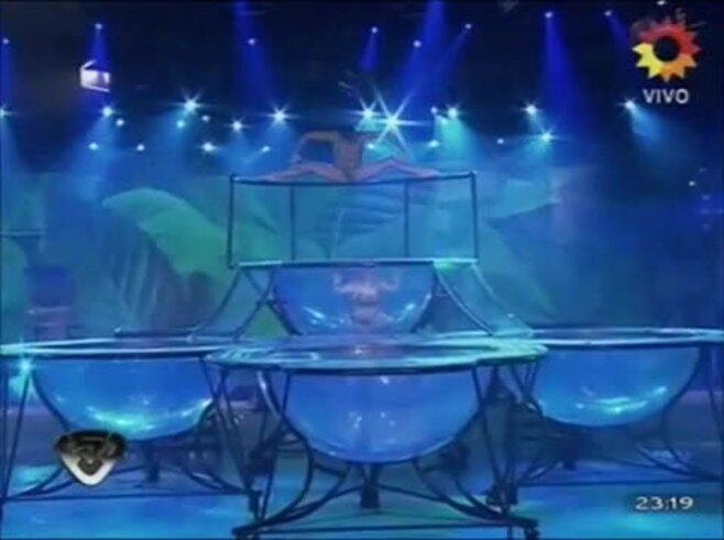 El espectacular Aquadance de Hernán Piquín y Noelia Pompa en el duelo