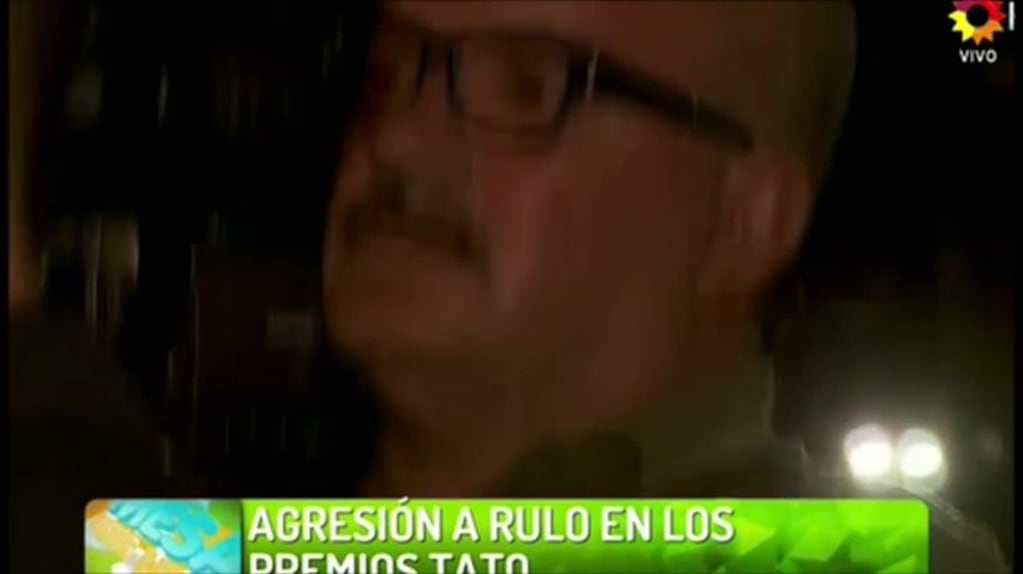 Rulo enfrentó al camarógrafo de Crónica TV que lo agredió en los Premios Tato