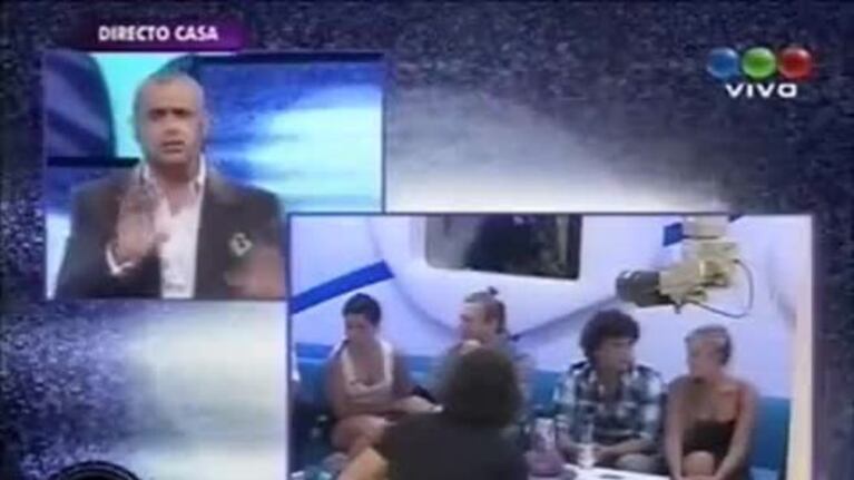 Leonardo y Leandro: explosivo cruce en vivo en GH 2012