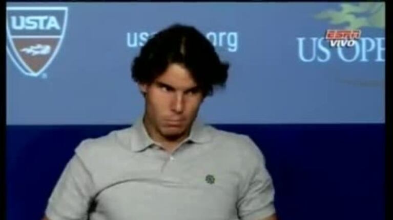 El video del terrible momento de Rafael Nadal ante las cámaras