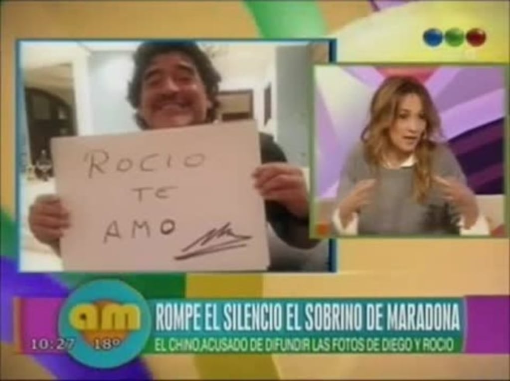 El sobrino de Diego Maradona le pegó a la nueva novia del Diez: "Rocío es una busca fama"