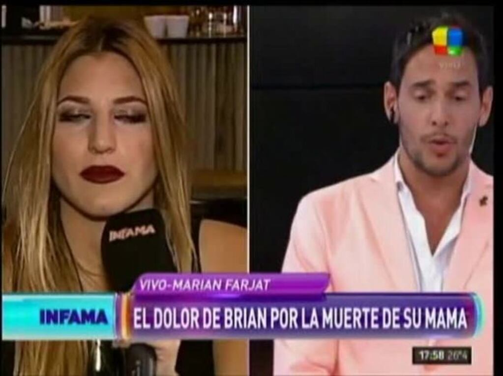 El llanto de Marian por la muerte de la mamá de Brian