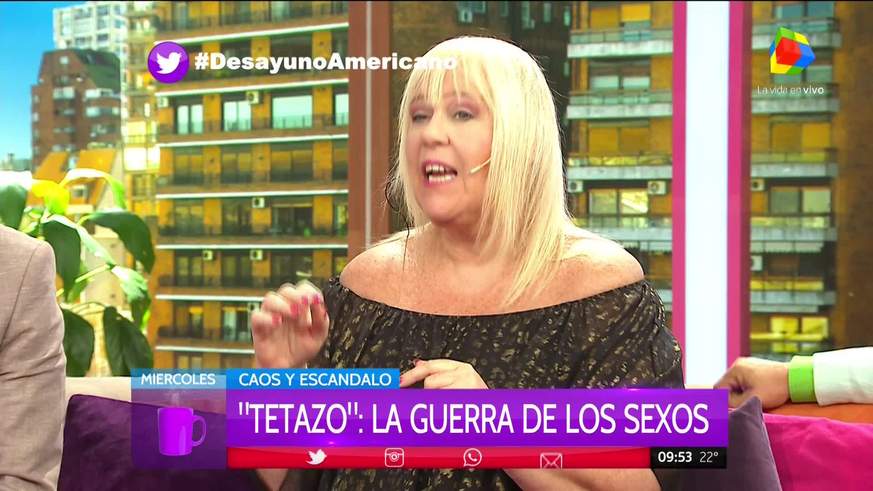 Laura Ubfal se manifestó a favor del Tetazo 