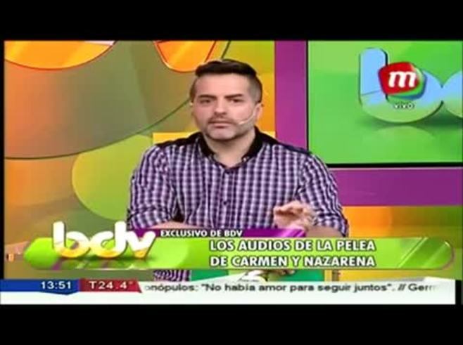 Escuchá los tremendos audios de Carmen Barbieri contra Nazarena: la respuesta de Vélez