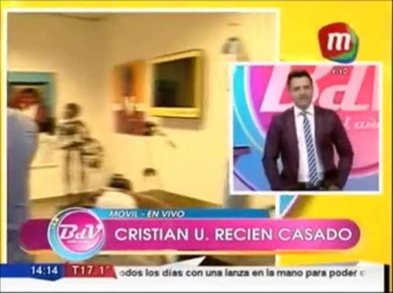 Cristian U. se casó con su novia Karen: las imágenes del Registro Civil