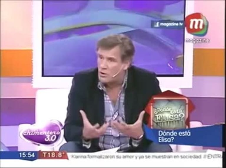 Insólito momento en TV: el viudo de Bergara Leumann fue disfrazado de fantasma a contar su drama y...