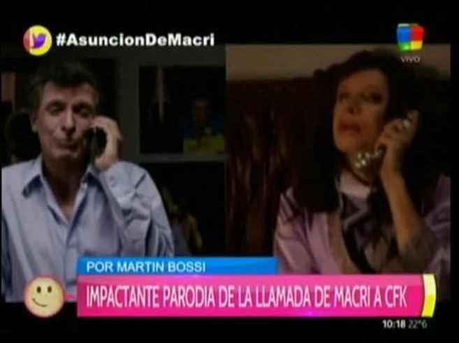 La emoción de Natalia Franzoni al ver la parodia de Bossi, a horas del traspaso presidencial: "No puedo creer cómo podemos pelear..."