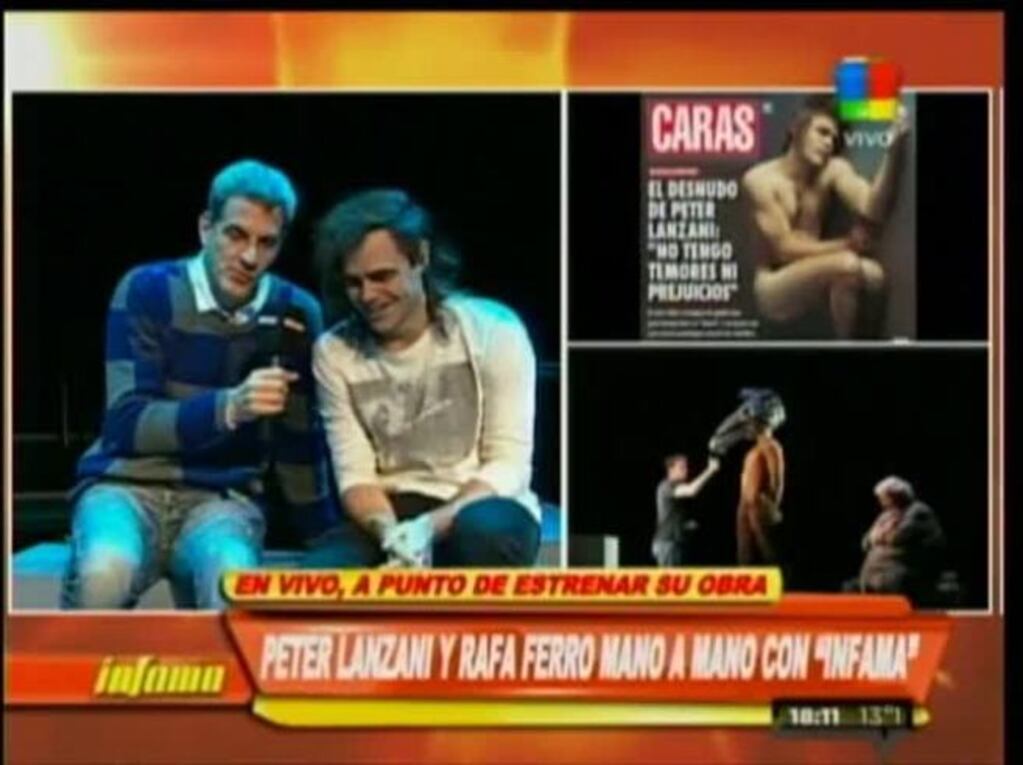 Peter Lanzani y los memes de su desnudo: "Es fácil esconderse en 140 caracteres y boludear a todos"