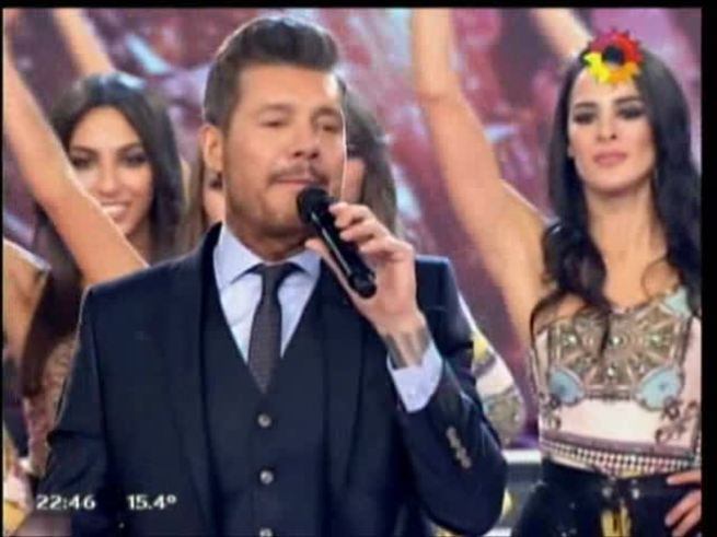 Diego Maradona Jr. volvió a salir a la pista de ShowMatch acompañado de Nunzia