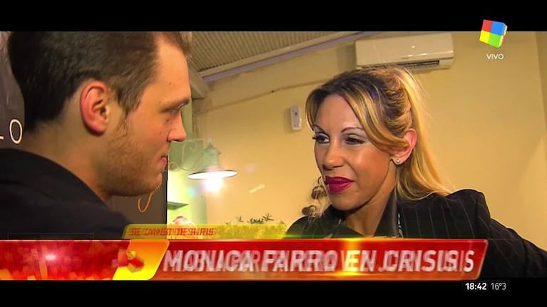 Mónica Farro, en crisis con Juan Suris a pocos días de su excarcelación