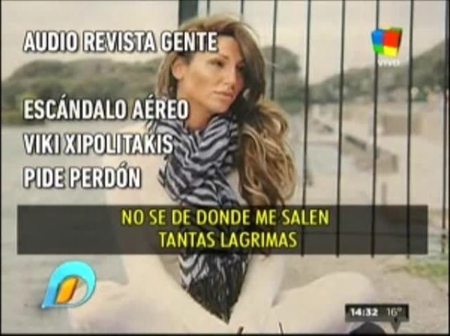 Vicky Xipolitakis, sobre el vuelo del escándalo: "Los pilotos me invitaron a la cabina; nunca vi a los pasajeros"
