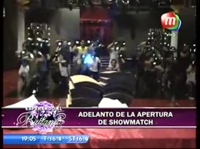 El ensayo de la apertura de Bailando 2012