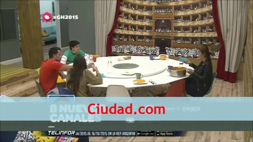 La última noche de Marian Farjat en Gran Hermano 2015, muy cerca de Matías Schrank