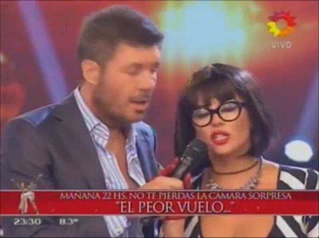 El nuevo blooper de Karina Jelinek en ShowMatch: la reacción de Tinelli y su divertida "autocorrección"