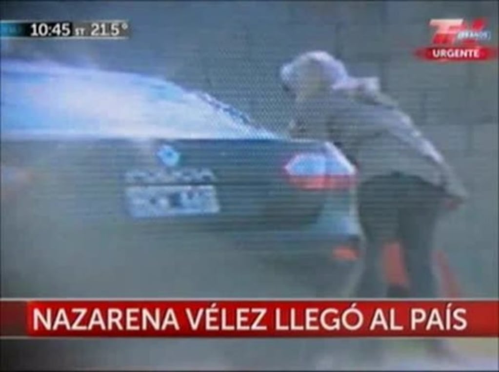 Nazarena Vélez llegó a Buenos Aires tras la muerte de Fabián Rodríguez: las imágenes