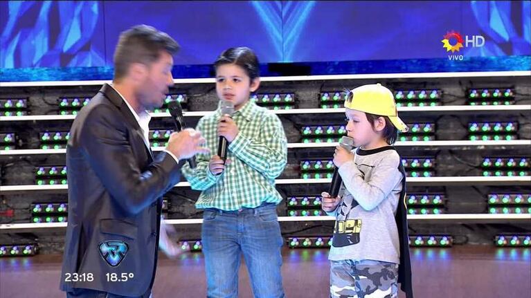 Enoc, el nene que sorprendió cantando en ShowMatch, regresó para rendirle un homenaje a Rodrigo
