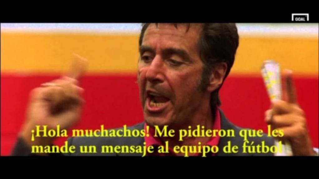 El aliento de Al Pacino, a la Selección como un argentino más