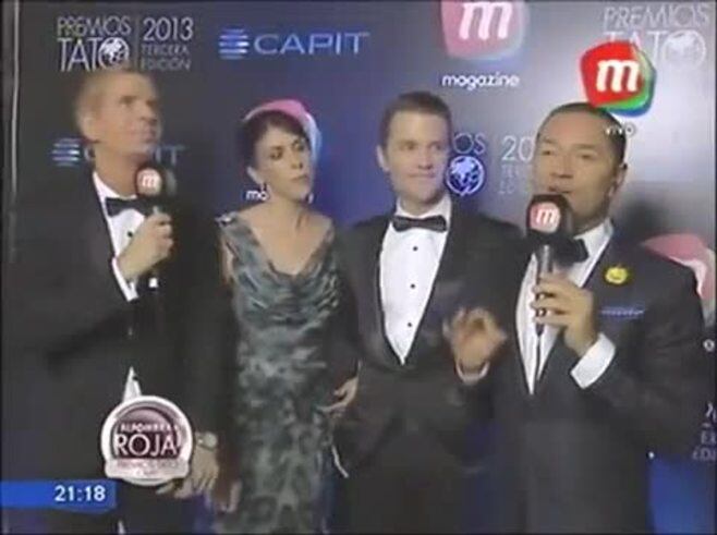 Santiago del Moro presentó por primera vez a su mujer en los Premios Tato: “Es la primera salida juntos después de ser papás”