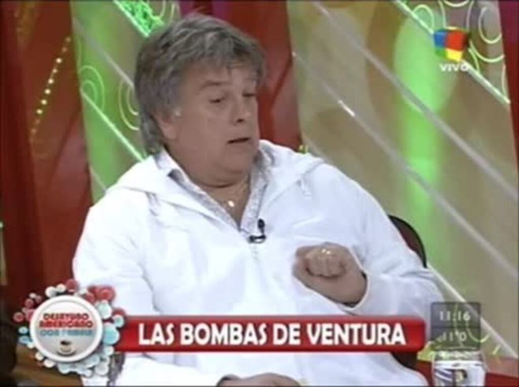 Luis Ventura se sacó y le dedicó una fuerte frase a Gerardo Sofovich