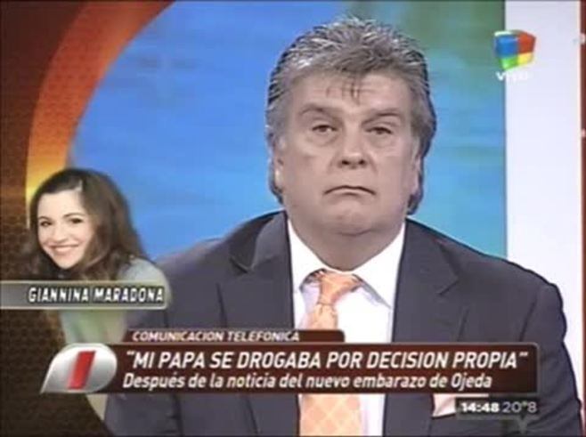 Explosivo cruce entre Luis Ventura y Gianinna Maradona en Intrusos 2da Parte