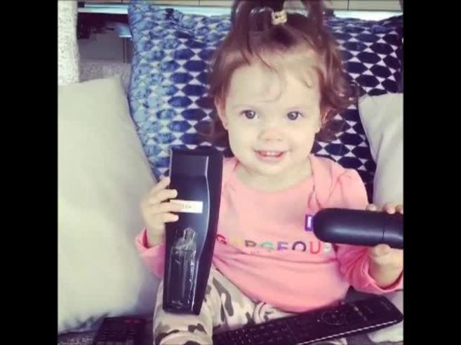 El dulce video de Francesca llamando a Mauro Icardi: "'Papá' es su primera y única palabra"
