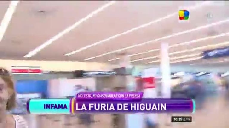 El enojo de Pipita Higuaín en Ezeiza