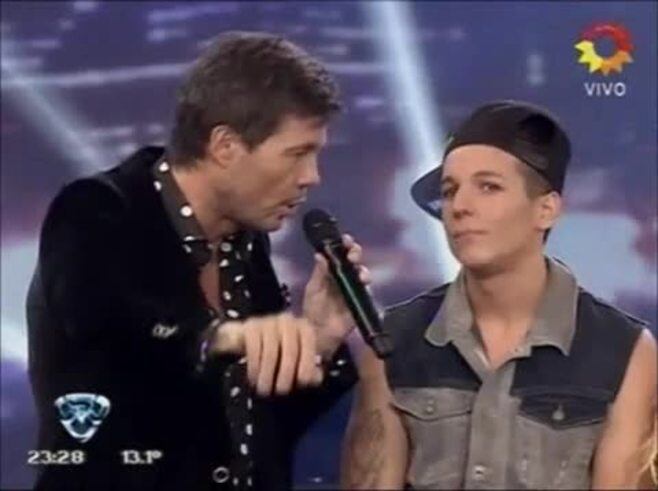 La disparatada charla en alemán entre Tinelli y Alexander Caniggia