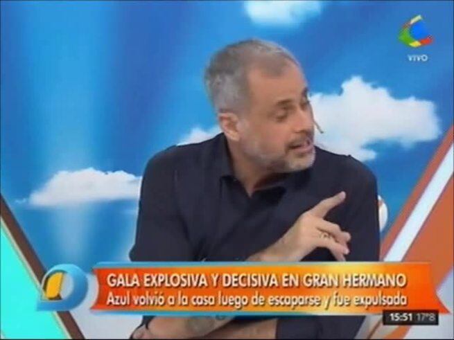El picante comentario de Jorge Rial que acaloró a Marina Calabró: "No cocinás, no te lavás la cabeza en ducha… ¡tenés que ser muy buena!"