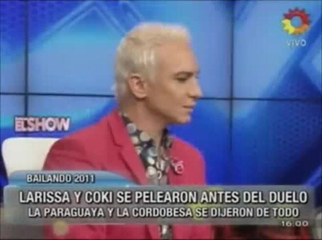 Coki Ramírez y Larissa Riquelme: fuerte cruce en camarines