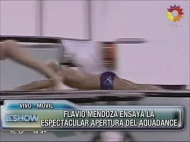 Adelanto: la apertura del Aquadance con Gisela Bernal embarazada y Flavio Mendoza