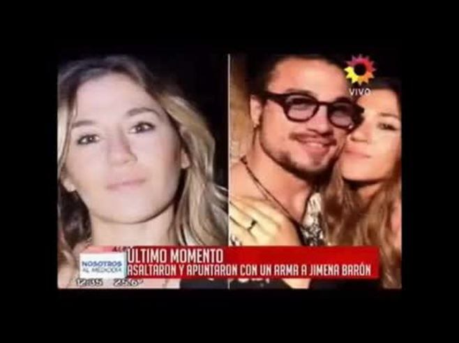 Asaltaron a Jimena Barón