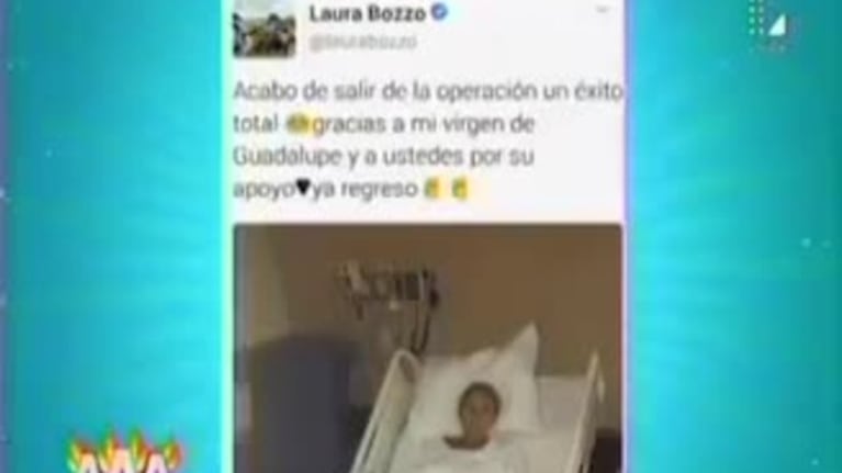 Laura Bozzo habló luego de la operación que le salvó la vida