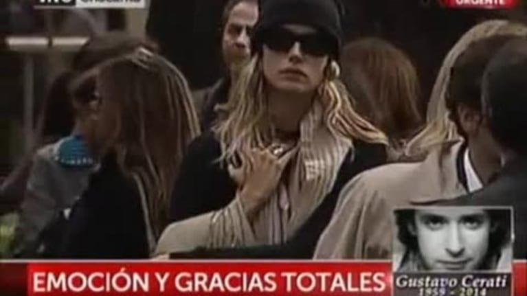 La presencia de Chloé Bello, la última novia de Cerati, en el adiós al músico: sus mensajes a Gustavo