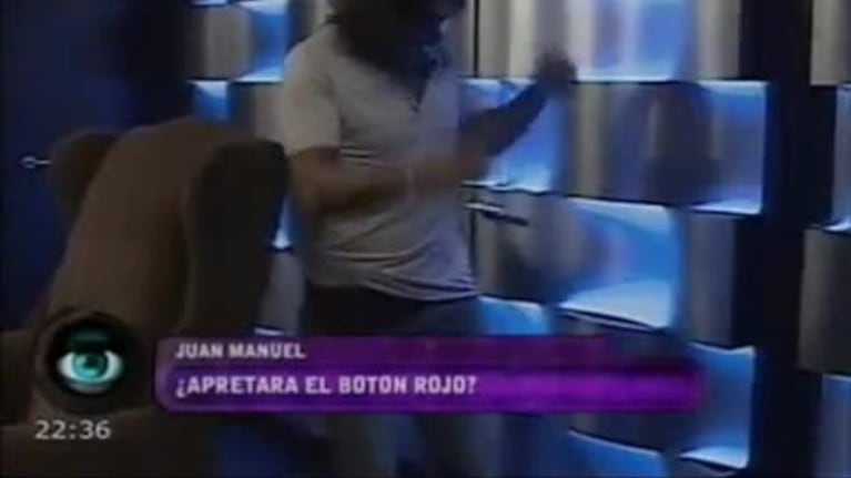 Juan Manuel apretó el botón rojo y abandonó GH 2012: mirá la reacción de Mario