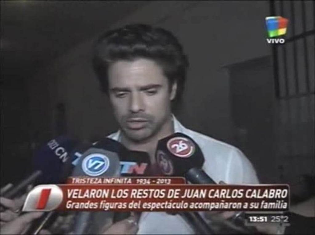 Luciano Castro y su conmovedora despedida a Juan Carlos Calabró: sus palabras