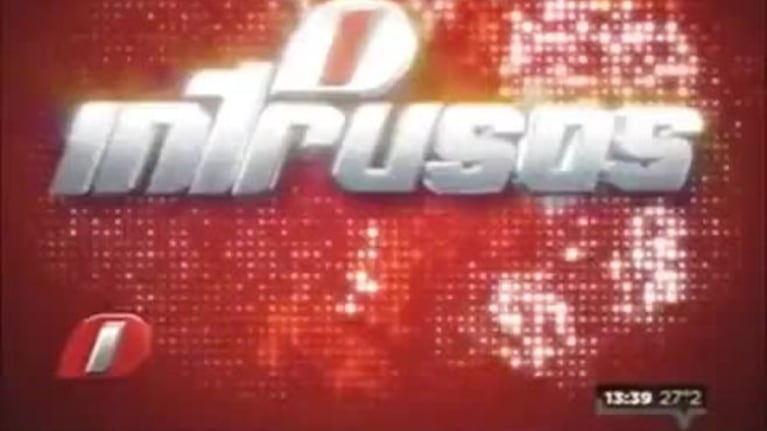 Desopilante momento en televisión: dos movileros de Intrusos a los besos… ¡por una nota!