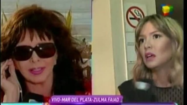 El video de Zulma Faiad abandonando un móvil de Infama en vivo: "Ya estoy grande para bancarme tanta pelotudez"