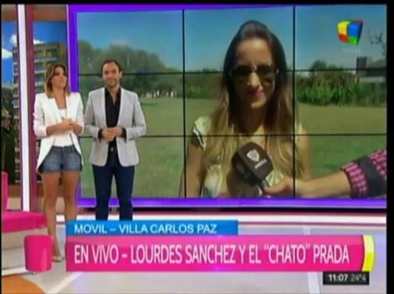 Lourdes Sánchez y Chato Prada, las intimidades de su convivencia en Carlos Paz: "Anoche nos separamos y hoy estamos mejor"