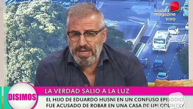 Eduardo Husni contó el confuso episodio que vivió su hijo